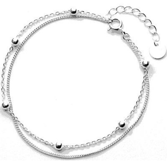 Very delicate sterling Silver Bracelet-16 cm - Picture 1 of 4